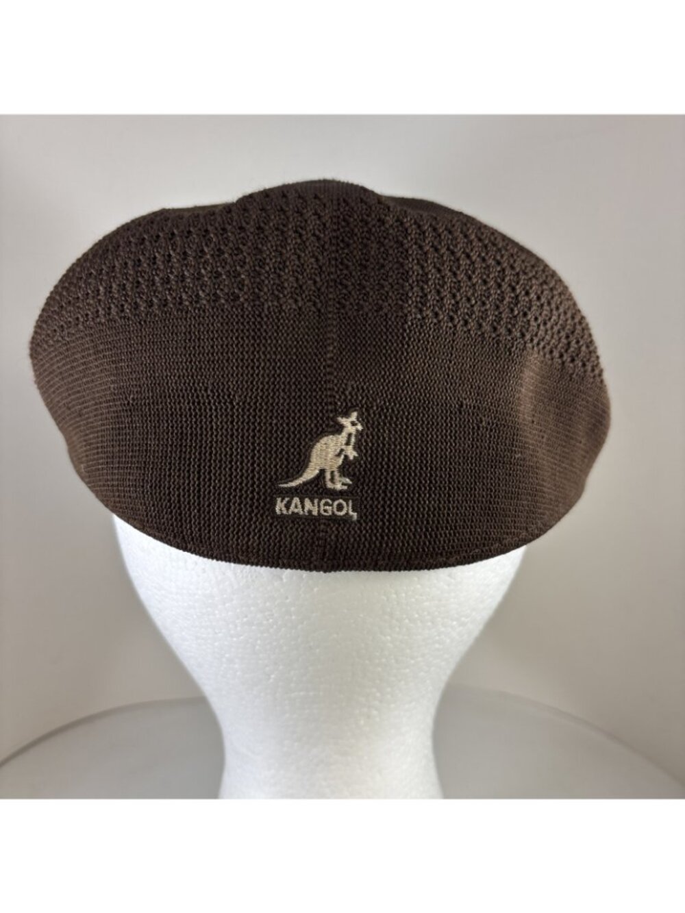 KANGOL Tropic Ventair Cap Hat Brown Adult Small - Picture 2 of 5